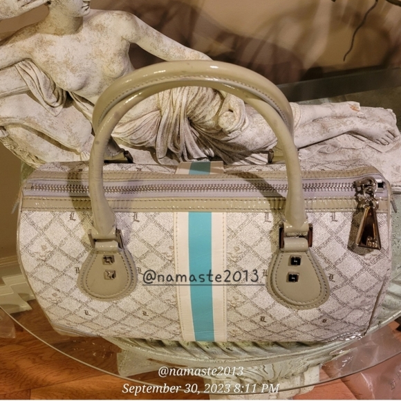 L.A.M.B. Gwen Stefani Shadow Mandeville Satchel Handbag Luxury Designer #528 - Picture 5 of 16